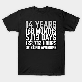 14 Years of Being Awesome T-Shirt